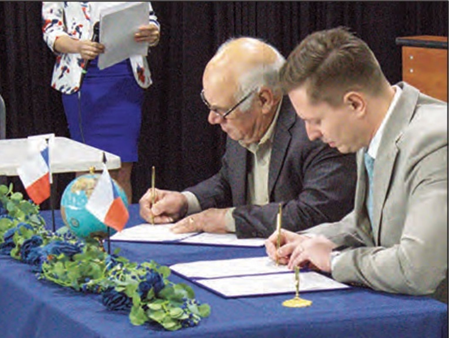 Czech region, Bastrop County sign partnership